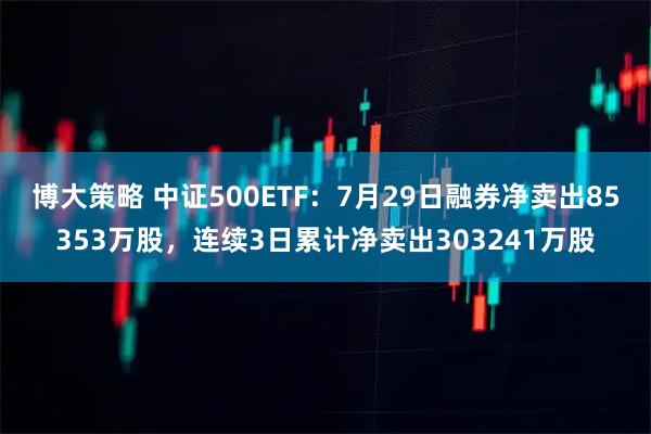 博大策略 中证500ETF：7月29日融券净卖出85353万股，连续3日累计净卖出303241万股